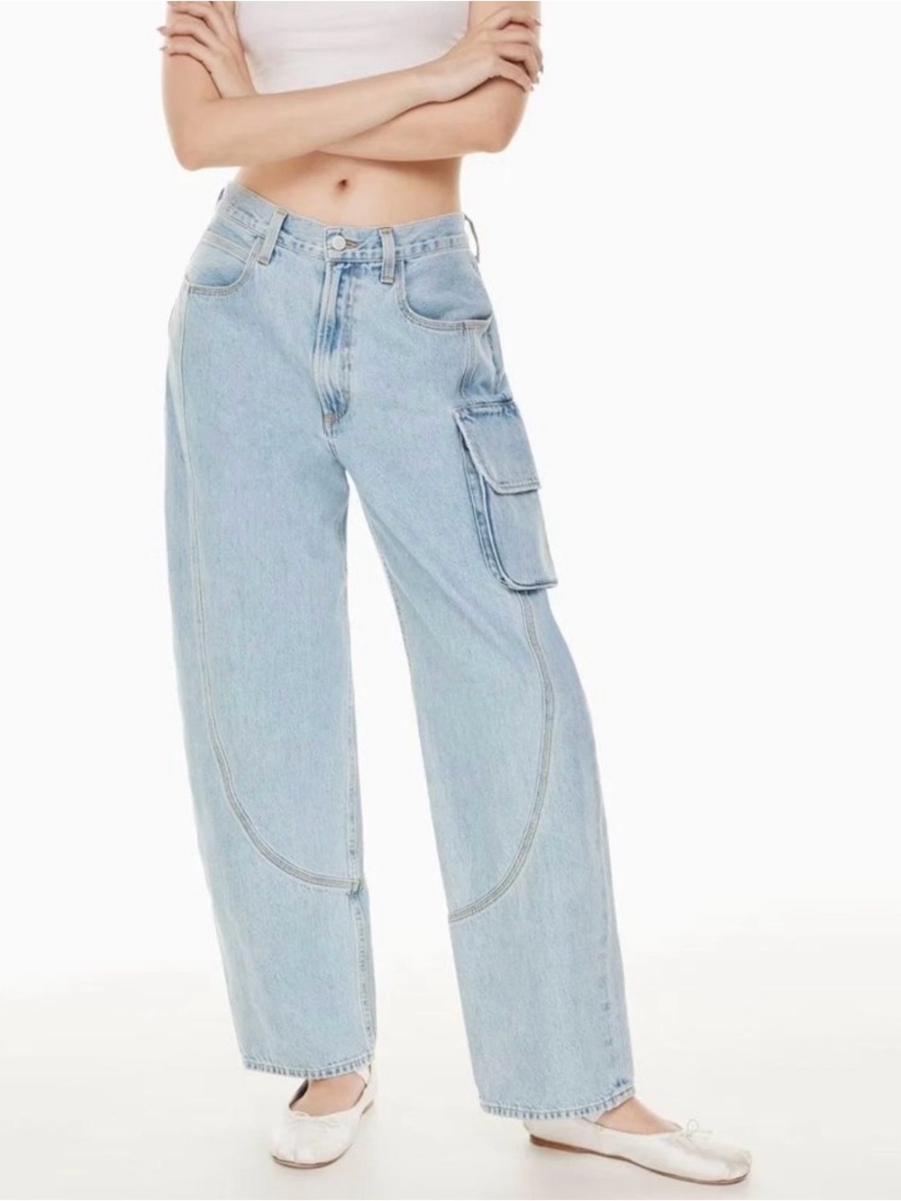 AGOLDE Cass Baggy Cargo Jeans 27